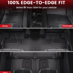 Fit for 2022-2024 Rivian R1S Floor Mats or Seatback & Cargo Mats