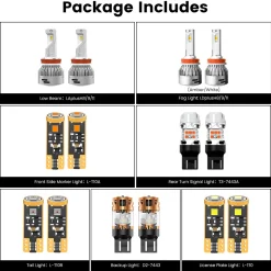 Fit for 2018-2023 Subaru Crosstrek LED Bulbs Upgrade