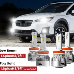 Fit for 2018-2023 Subaru Crosstrek LED Bulbs Upgrade