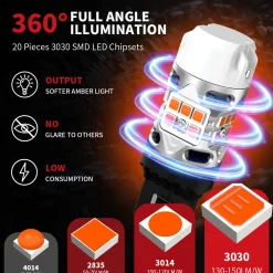 Fit for 2018-2023 Subaru Crosstrek LED Bulbs Upgrade