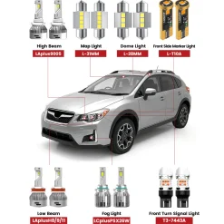 Fit for 2012-2017 Subaru Crosstrek LED Bulbs Upgrade