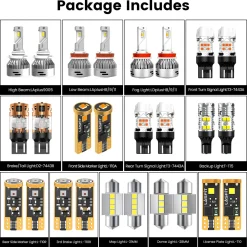 Fit for 2012-2017 Subaru Crosstrek LED Bulbs Upgrade