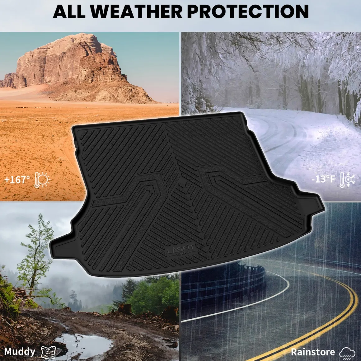 Fit for 2019-2024 Subaru Forester All-weather Floor Mats or Seatback Mat or Cargo Mat, Also Fit 2025 Subaru Forester Wilderness Trim
