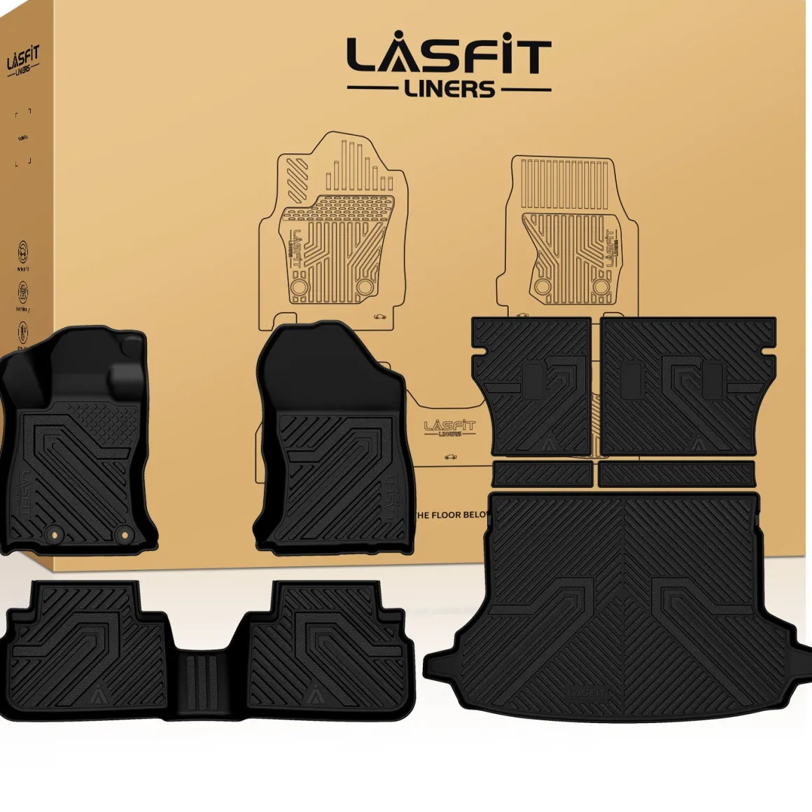 Fit for 2019-2024 Subaru Forester All-weather Floor Mats or Seatback Mat or Cargo Mat, Also Fit 2025 Subaru Forester Wilderness Trim