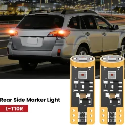 Fit for 2010-2014 Subaru Outback The Brightest LED Bulbs Upgrade