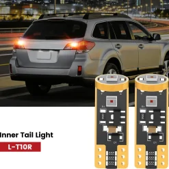 Fit for 2010-2014 Subaru Outback The Brightest LED Bulbs Upgrade