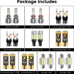 Fit for 2018-2019 Subaru Outback The Brightest LED Bulbs Upgrade