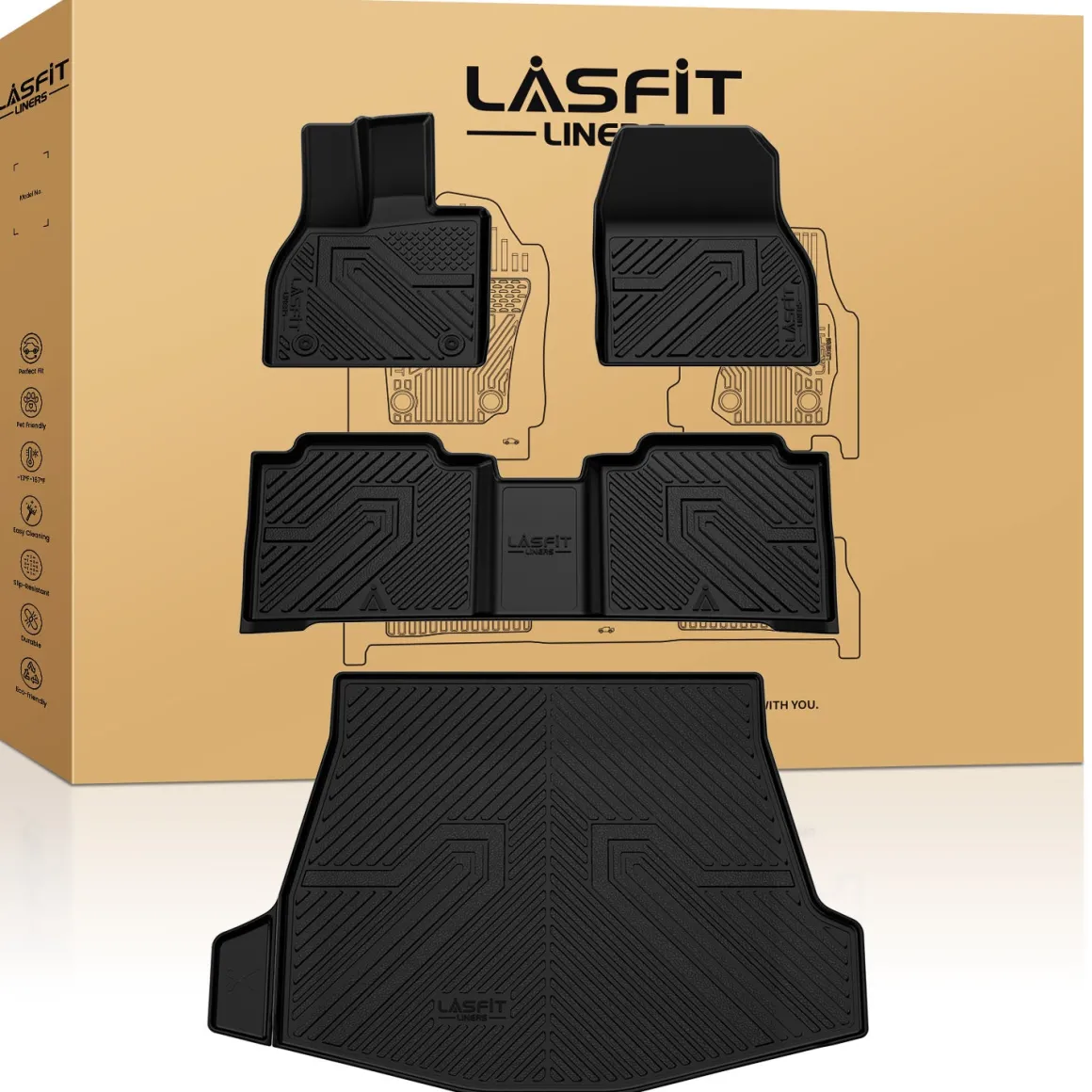 Fit for 2023-2026 Subaru Solterra Floor Mats & Cargo Mat
