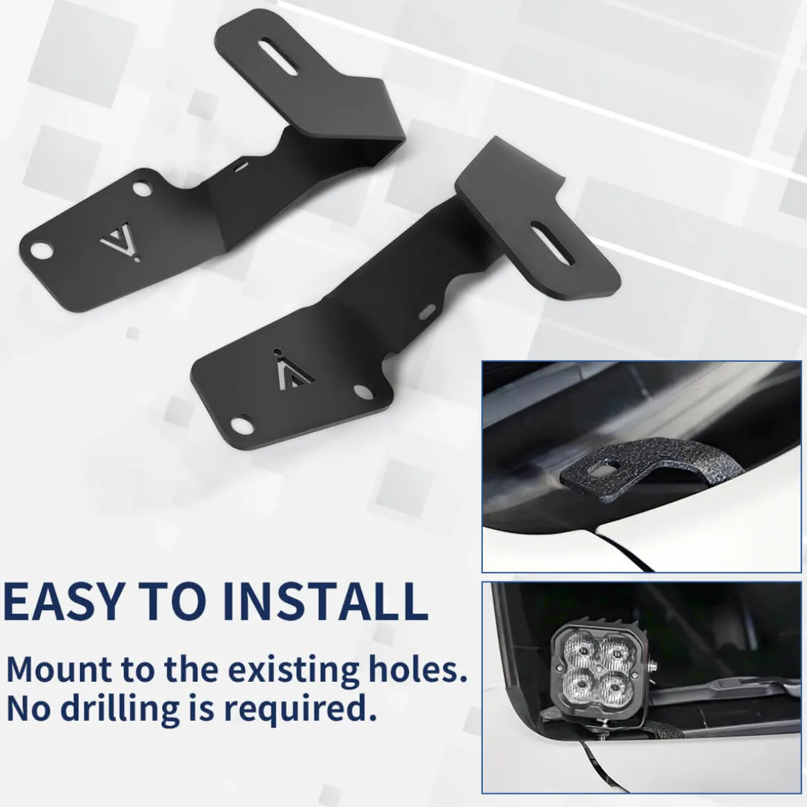 Fit For 2015-2021 Subaru WRX/STI Low Profile Ditch Light Brackets | LASFIT