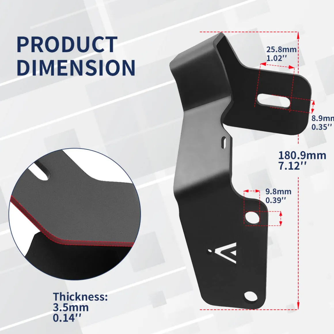 Fit For 2015-2021 Subaru WRX/STI Low Profile Ditch Light Brackets | LASFIT