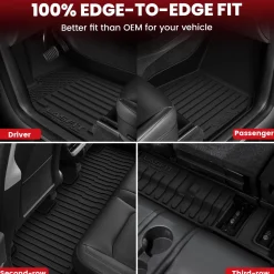 Fit for 2023-2026 Tesla Cybertruck Custom Floor Liners