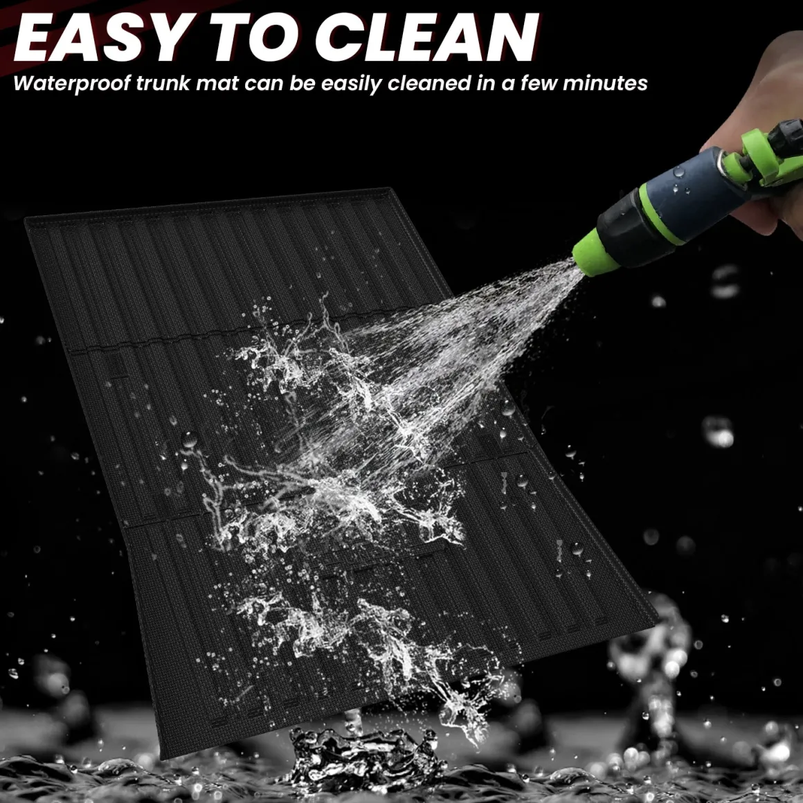 Fit for 2023-2026 Tesla Cybertruck Heavy Duty Truck Bed Mat, Not Fit Drop-in liners