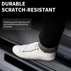 Fit For 2017-2023 Tesla Model 3 Door Sill Protector Matte TPE Front and Rear Door Entry Guard Decoration Scuff Plate Accessories
