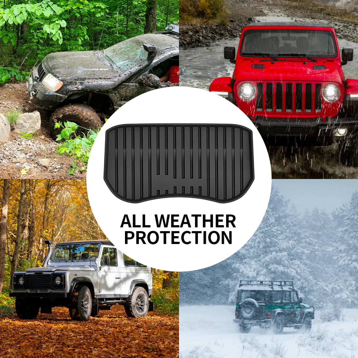 Fit For 2022-2023 Tesla Model 3 Floor Mats TPE Material 1st & 2nd or Cargo Custom All Weather