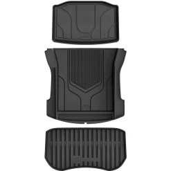 Fit For 2022-2023 Tesla Model 3 Floor Mats TPE Material 1st & 2nd or Cargo Custom All Weather