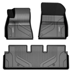 Fit For 2022-2023 Tesla Model 3 Floor Mats TPE Material 1st & 2nd or Cargo Custom All Weather