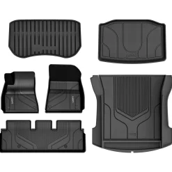 Fit For 2022-2023 Tesla Model 3 Floor Mats TPE Material 1st & 2nd or Cargo Custom All Weather