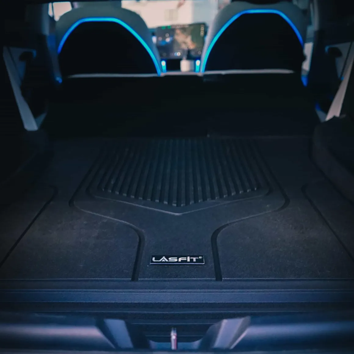 Fit for 2017-2020 Tesla Model 3 Floor Mats TPE Material Floor Mats or Cargo Mat or Trunk Well Mat