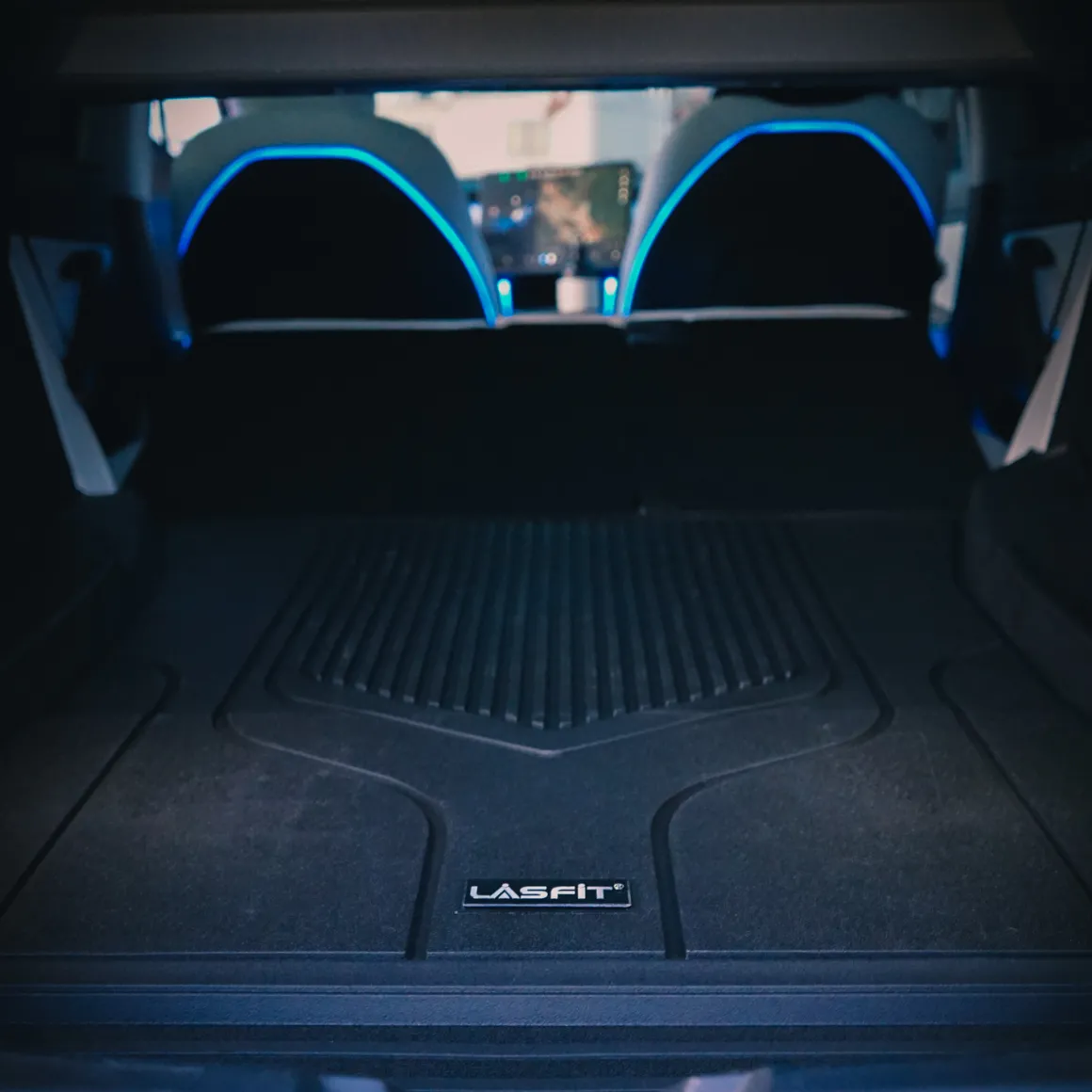 Fit for 2021 Tesla Model 3 Floor Mats TPE Material 1st & 2nd or Cargo Custom All Weather