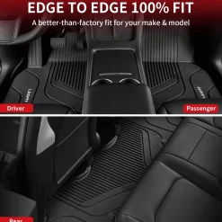 Fit for 2024-2026 Tesla Model 3 Highland Frunk or 1st Row & 2nd Row or Trunk Well or Cargo Mat