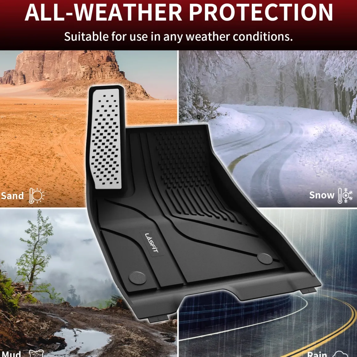 Fit for 2024-2026 Tesla Model 3 Highland Frunk or 1st Row & 2nd Row or Trunk Well or Cargo Mat