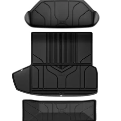 Fit for 2021-2024 Tesla Model S Custom Floor Mats or Frunk & Trunk Well & Cargo Mats