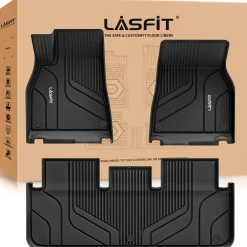 Fit for 2021-2024 Tesla Model S Custom Floor Mats or Frunk & Trunk Well & Cargo Mats