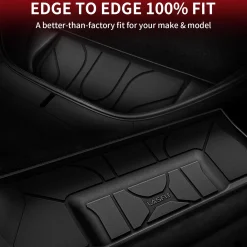 Fit for 2021-2024 Tesla Model S Custom Floor Mats or Frunk & Trunk Well & Cargo Mats