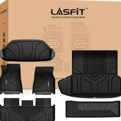 Fit for 2021-2024 Tesla Model S Custom Floor Mats or Frunk & Trunk Well & Cargo Mats