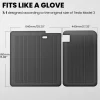 Fit For 2017-2023 Tesla Model 3 Second Row Seats Back Cover Mats All Weather TPE Rear Seatback Mats