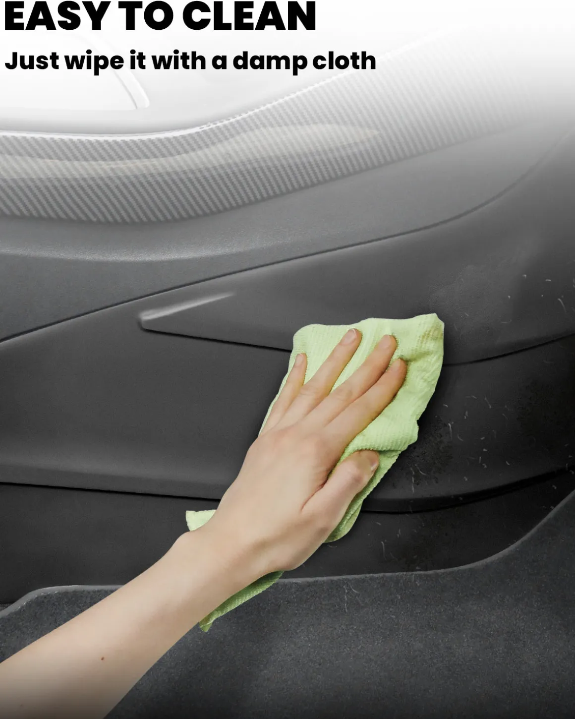 Fit For 2020-2023 Tesla Model Y Center Console Side Anti Kick Pads Water Resistant & Dirt Protector Cover Pad Matte Console Protector Interior Accessories