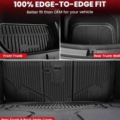 Fit for 2020-2025 Tesla Model Y Custom TPE Floor Mats or Cargo Mat