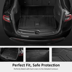 Fit for 2020-2025 Tesla Model Y Custom TPE Floor Mats or Cargo Mat
