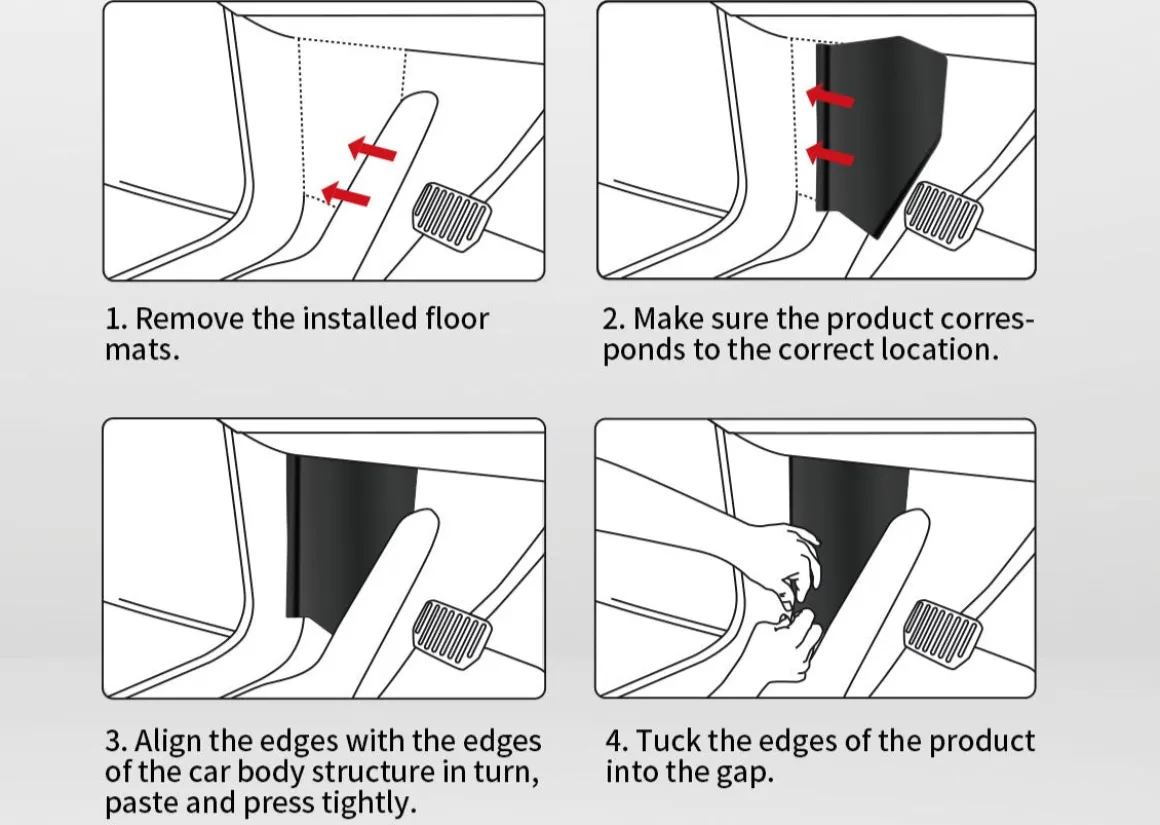 Fit For 2020-2023 Tesla Model Y Door Sill Protector Matte TPE & ABS Front and Rear Door Entry Guard Decoration Scuff Plate Accessories, Don't fit 7 Seats