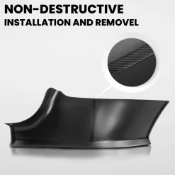 Fit For 2020-2023 Tesla Model Y Door Sill Protector Matte TPE & ABS Front and Rear Door Entry Guard Decoration Scuff Plate Accessories, Don't fit 7 Seats