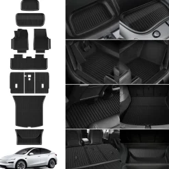 Fit for 2026 Tesla Model Y Floor Mats or Cargo or Frunk Liner or Trunk Well or Seatback Mats, Only Fit 5 seats