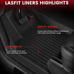 Fit for 2026 Tesla Model Y Floor Mats or Cargo or Frunk Liner or Trunk Well or Seatback Mats, Only Fit 5 seats