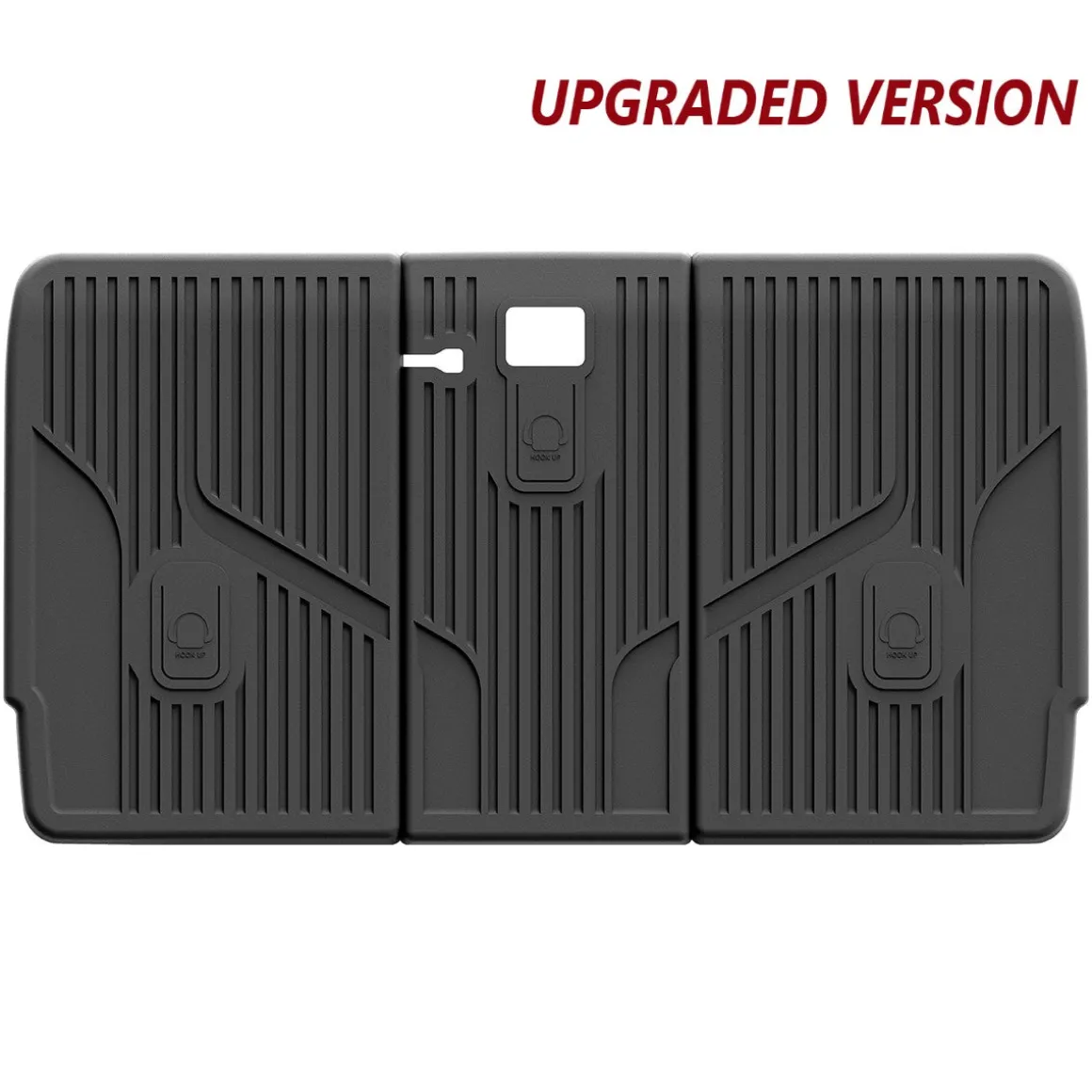 Fit For 2020-2025 Tesla Model Y Second Row Seats Back Cover Mats All Weather, Fit 5-Seater & 7-Seater