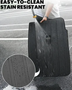 Fit For 2020-2025 Tesla Model Y Second Row Seats Back Cover Mats All Weather, Fit 5-Seater & 7-Seater