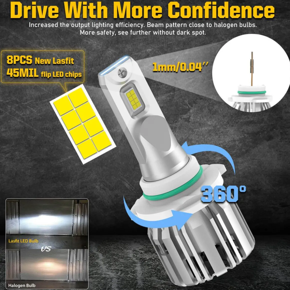 Fit for 2002-2006 Toyota Camry LED Bulbs Upgrade