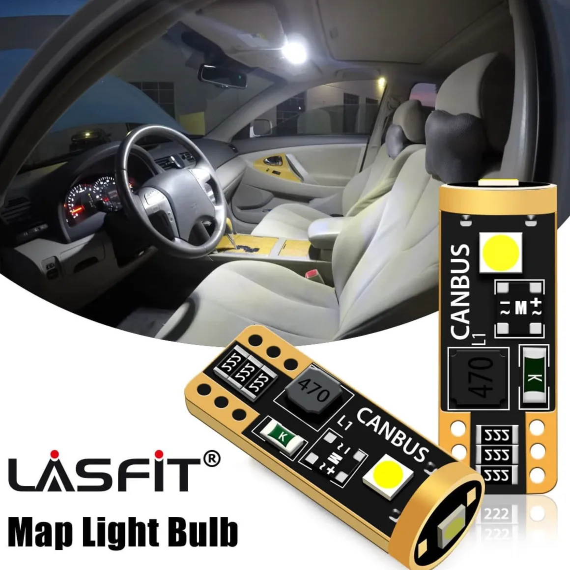 Fit for 2002-2006 Toyota Camry LED Bulbs Upgrade