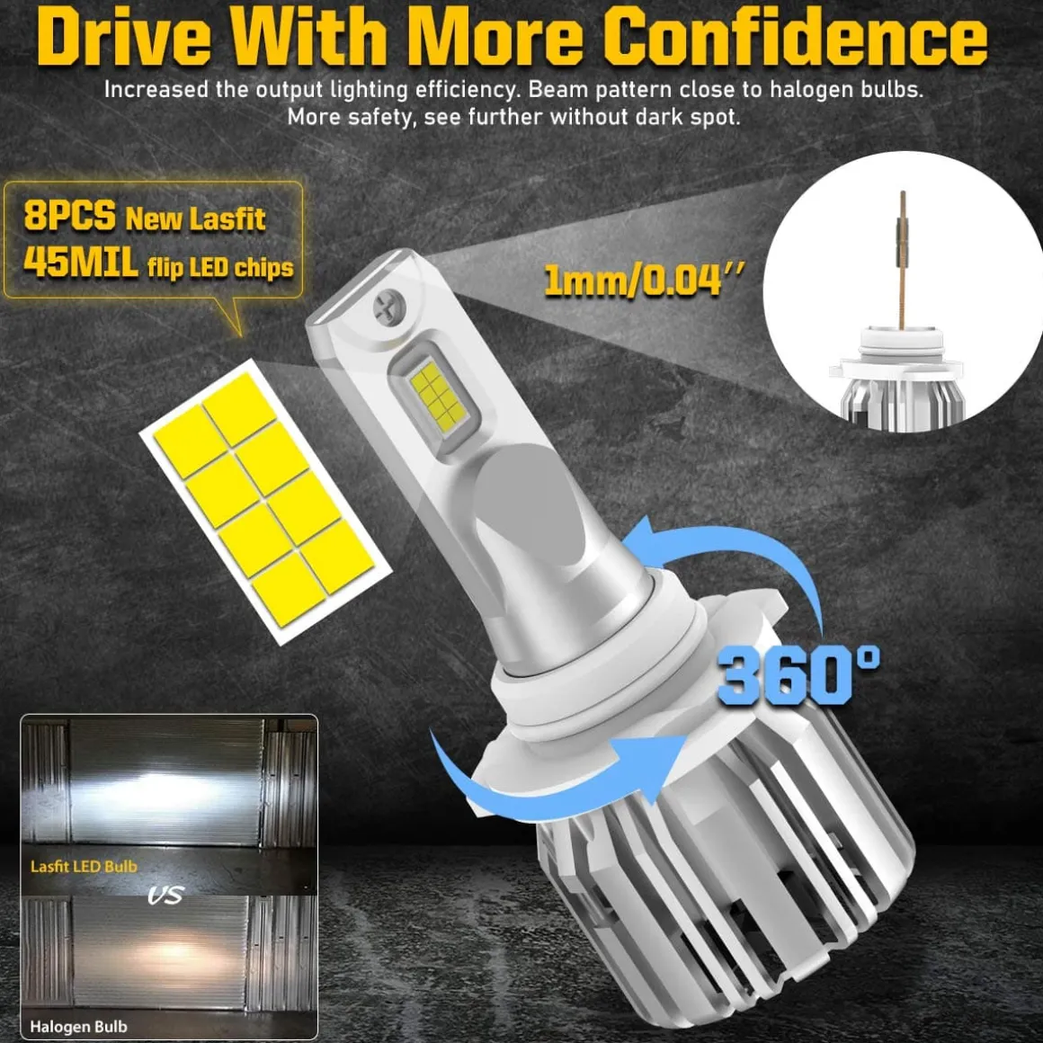 Fit for 2002-2006 Toyota Camry LED Bulbs Upgrade