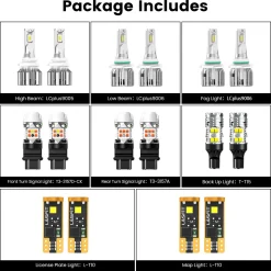 Fit for 2002-2006 Toyota Camry LED Bulbs Upgrade