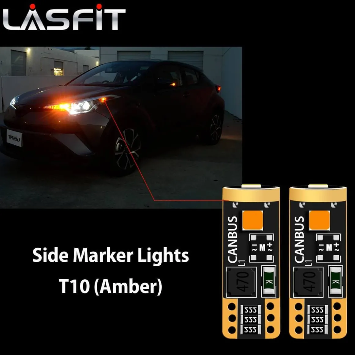 Fit for 2018-2019 Toyota C-HR LED Bulbs Upgrade