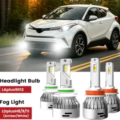 Fit for 2018-2019 Toyota C-HR LED Bulbs Upgrade