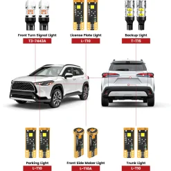 Fit for 2022-2025 Toyota Corolla Cross LED Exterior Interior Lights Upgrade | Tested and Verified