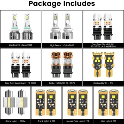 Fit for 2001-2008 Toyota Corolla LED Bulbs Upgrade