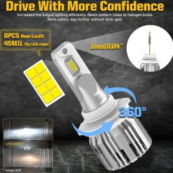 Fit for 2009-2013 Toyota Corolla LED Bulbs Upgrade