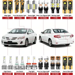 Fit for 2009-2013 Toyota Corolla LED Bulbs Upgrade