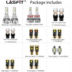 Fit for 2014-2016 Toyota Corolla LED Bulbs Exterior Interior Lights Plug n Play